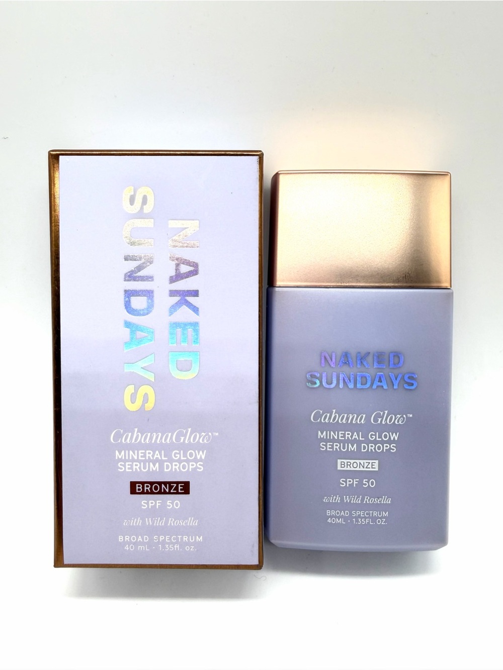 Naked Sundays CabanaGlow Mineral Glow Serum SPF 50 — Bronze Shade